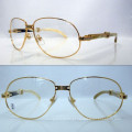 Ct White Mix Yellow Horn Bend Óculos / Ct Horn Reading Glasses / Ct Horn Frame